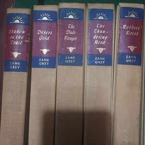 Classic Book Collection - Tan and Blue